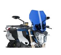 Puig 8187A New Generation Touring carenabris en color Azul diseñado para optimizar la protección aerodinámica, mejorar el confort del piloto y aportar un estilo moderno y elegante a motocicletas Naked
