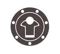 Puig 8405C Protectores tapón depósito protector adhesivo con diseño deportivo resistente a impactos arañazos y rayos UV para mejorar protección y estética, Carbono