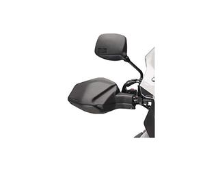 Puig 8950J Paramanos para moto resistente a impactos y viento fabricado en ABS con diseño integrado y protección frente a clima, Negro Mate