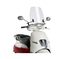 Puig 9217W Urban carenabris para scooter de mayor altura con protección aerodinámica optimizada para uso urbano, Transparente
