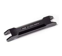 Puig 9256N Refuerzo Manillar pieza mecanizada en aluminio para mejorar la estética del cockpit y zona superior del manillar, Negro