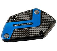 Puig 9273A Tapa depósito liquido de freno y embrague mecanizada en aluminio anodizado con diseño Hi-Tech para protección y estética, Azul