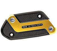 Puig 9282O Tapa depósito liquido de freno y embrague mecanizada en aluminio anodizado con diseño Hi-Tech para protección y estética, Oro