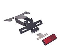 Puig Soporte Portamatrículas Puig 9353N Negro para Kawasaki Ninja 650 17'-18', Kawasaki Z650 17'-18', Negro, Kawasaki