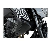 Puig 9371J Tapas Radiador en ABS de alta resistencia con diseño deportivo para protección y mejora estética del conjunto, Negro Mate