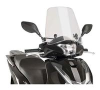 Puig 9385H Urban carenabris para Scooter de Mayor Altura con protección aerodinámica optimizada para Uso Urbano, Ahumado