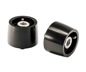 Puig 9409N Contrapesos Manillar Thruster en diseño Ligero con Sistema Modular para reducción de Vibraciones y personalización, Negro