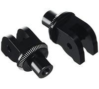 Puig 9480N Juego Herrajes Estriberas Pasajero, Negro