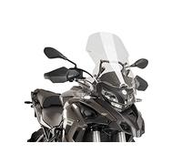 Motoplastic Cúpula Touring Puig 9485W, acrílico 4 mm, perfil redondeado y superior plana, Transparente