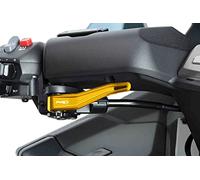 Puig 9544O Accesorios para T-MAX/AK550 palancas de Cambio y Freno en Aluminio mecanizado con Ajuste ergonómico y diseño Deportivo, Oro
