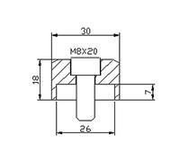 Adaptadores Retrovisores a Contrapeso, negro