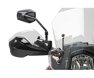Puig 9622W Extensión Paramanos en material acrílico de alta resistencia para mejorar protección aerodinámica y confort del piloto, Transparente