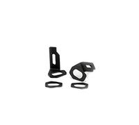 Puig 9653N Soporte Portamatrículas soporte portamatrícula de acero y poliamida con inclinación regulable, sistema de fijación seguro y diseño deportivo, Negro