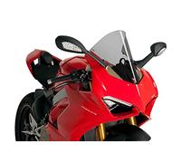 Puig 9690H Cupula R-Racer deportiva aerodinámica de alto rendimiento fabricada en PMMA de 3 mm con diseño racing optimizado para mejorar protección y estabilidad, Ahumado