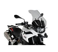 Puig 9770H Cúpula Touring Plus Extra Alta y aerodinámica en acrílico de Alto Impacto con Perfil Redondeado Que maximiza protección y Confort en Ruta, Ahumado