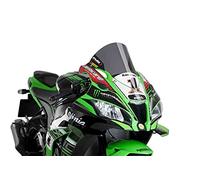 Puig 9849F Cupula R-Racer deportiva aerodinámica de alto rendimiento fabricada en PMMA de 3 mm con diseño racing optimizado para mejorar protección y estabilidad, Ahumado Oscuro