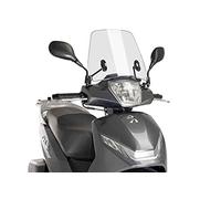 Puig 9967W Trafic pantalla aerodinámica urbana de policarbonato de 3 mm con perfil redondeado y protección frente al viento para conducción diaria, Transparente