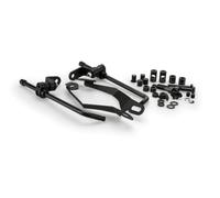 Puig 9977N Recambio - Semicarenados Custom-Cruiser protector de sonda lambda en aluminio mecanizado para protección del sistema de escape, Negro