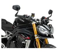 Puig Alerón frontal Puig Downforce con ABE Speed/Street Triple, negro mate
