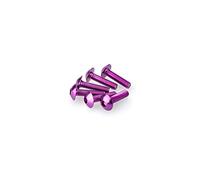 Puig Blister 6 Tornillos Abombado M5x20mm. Lila. Ref.0550l