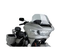 Puig 22108H New Generation Sport deportiva y aerodinámica en acrílico de 3 mm con diseño elevado que mejora protección y mantiene amplia visibilidad, Ahumado Oscuro