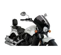 PUIG CUPOLINO SEMICARENATO DARK NIGHT PER INDIAN SCOUT 21-25 FUME SCURO