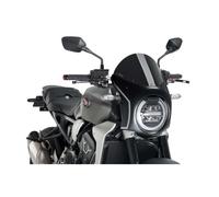 PUIG CUPOLINO SEMICARENATO PER HONDA CB650R NEO SPORTS CAFE 21-23 NERO-CARBON
