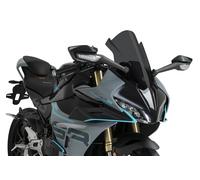 Puig 22286F Cúpula Z-Racing aerodinámica y deportiva en acrílico de 3 mm con doble altura y canales laterales que mejoran protección y estabilidad, Ahumado Oscuro
