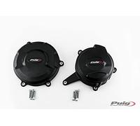 Puig Juego de Cubiertas Protectoras para Motor Ducati Panigale V4/R C/Negro