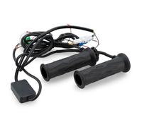 Puig 5020N Puños calefactables con sistema de calentamiento integrado para mejorar confort y control en conducción a bajas temperaturas, Negro