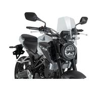 Puig 22296W New Generation Sport en Transparente, carenabris diseñado para mejorar la protección aerodinámica, renovar el estilo de la moto y ofrecer una instalación precisa y estable