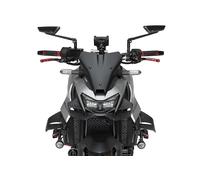 Puig 22423J New Generation Sport, cúpula deportiva fabricada en metacrilato de 3 mm con diseño aerodinámico testado en túnel de viento, soportes metálicos y homologación TÜV, Negro Mate