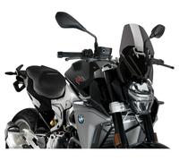 Puig Parabrisas deportivo con ABE F 900 R CON SOPORTE, tintado oscuro