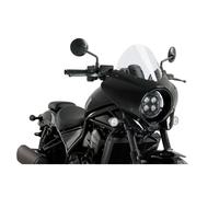 Semicarenado Puig Mirage Touring con carcasa en negro brillo para HONDA CMX 1100 REBEL 21-26 Transparente