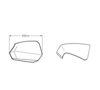 Puig Paramanos Maxiscooter 3488W para Kawasaki J125 16'-19', Kawasaki J300 14'-19' Transparente