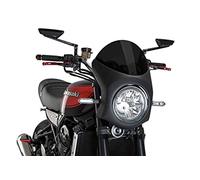 Puig Semicarenado Retro Carcasa Negra 9595F para Kawasaki Z900RS 18'-19'