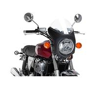 Puig Semicarenado Retro Carcasa Símil Carbono 9515W