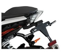 Puig Soporte portamatrículas 9492N para 125 Duke 17'-18', 390 Duke 17'-18' Negro