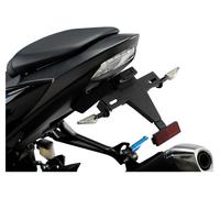 Puig Soporte portamatrículas 9422N Negro para Suzuki GSX-S750 17'-18', GSX-S1000/GSX-S1000F 15'-18'