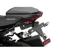 Puig Soporte Portamatrículas Puig 9629N Negro para Kawasaki Ninja 400 18', Negro, Kawasaki