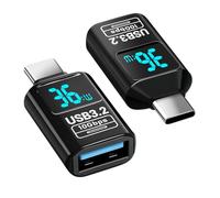 Puiseno Adaptador USB-C a U S B hembra (2 unidades), 10 Gbps USB3.2 Gen 2, compatible con teléfono móvil/portátil/tableta/memoria USB/disco duro/teclado