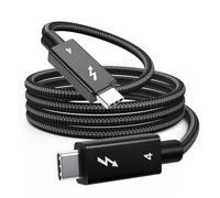 Puiseno Cable USB 4 de 40 Gbps, 240 W, carga rápida, compatible con Thunderbolt 4, cable de datos USB-C con transmisión de vídeo de 8 K a 60 Hz, cable de monitor USB-C con modo Alt DP para MacBook