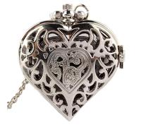 PUJIANA Reloj de Bolsillo Vintage, Reloj de Bolsillo for Estudiantes, Reloj for Hombres y Mujeres, Lista de Amor for el día de San Valentín
