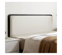 pujindu Almohada para Cabecero Respaldo De Cabecero Suavemente Acolchado, Paneles De Pared 3D Anticolisión para Sentarse O Leer, Diseño con Correas para Uso En El Dormitorio(Black,190x60x10cm)