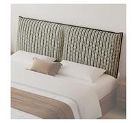 pujindu Cojín De Respaldo para Cama con Cabecero, Almohada Lumbar Tapizada De Gran Tamaño, Respaldo De Cabecero Acolchado para Montaje En Pared, Ideal para Sentarse O Dormir(Black,200x60x14cm)