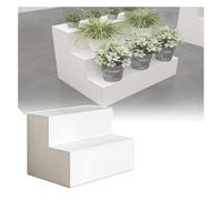 pujindu Expositor De Isla para Tiendas Minoristas, Expositor De Muestras para Escaparates, Estanterías Modernas con Niveles, Estación De Ocio para Tiendas Minoristas(80x60x60cm)