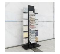 pujindu Expositor De Pie De Alta Resistencia para Azulejos Torre Multinivel para Muestras De Piedra (para Salas De Exposición) Organizador Metálico De Pie para Mármol Y Cuarzo(Holds Tiles 20x20cm)