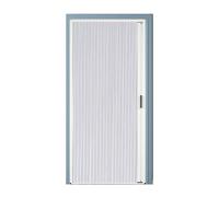 pujindu Puerta Interior Tipo Acordeón, Puerta Plegable Retráctil Sin Perforaciones con Marco De Aluminio para Dormitorio Y Baño(Blanco,15.7x55.1in)