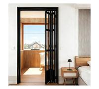 pujindu Puerta Plegable De Acordeón Para Interiores, Puertas Correderas Plegables Para Armarios Con Tirador, Puerta Interior Plegable Para Cocina, Dormitorio O Armario(55x45in)