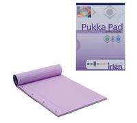 Pukka Dislexia Libreta A4 80gsm rayado con margen 100 páginas 50 LÁMINAS - Lavanda, 1 pack